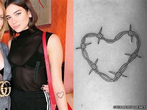 tatuajes dua lipa|Estos son los tatuajes de Dua Lipa y el significado de。